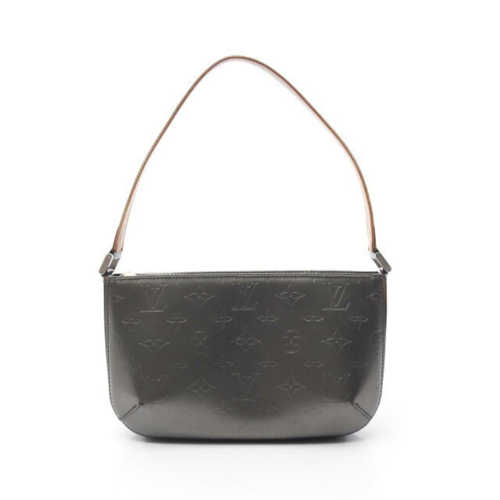 Louis Vuitton Handbag Matte Noir Monogram Black Fowler Leather Black